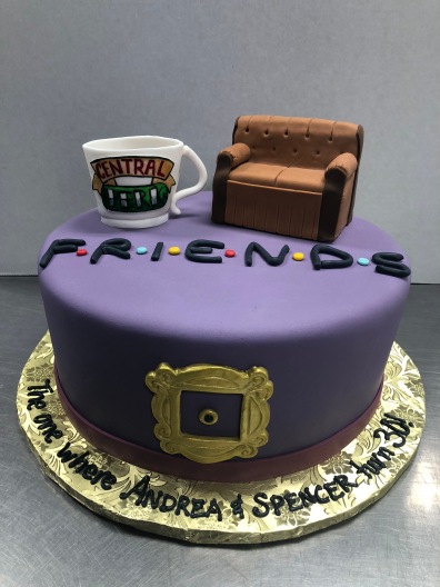 Cakes by Frosted Birthday Custom Friends Theme Cake